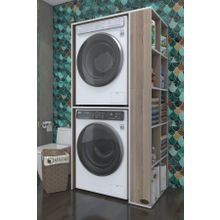 Kenzlife Bolodenka 180x90x60 cm Beyaz Çamaşır-Kurutma Makinesi Banyo Dolabı