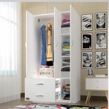 Kenzlife Fesleğen 3 Kapılı 2 Çekmeceli Fesleğen 180x120x52 cm Gardrop