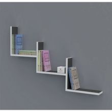 Kenzlife Günan 060*090*20 Gri Duvar Rafı Kitaplık