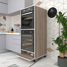 Kenzlife Halime 145x60x56 cm Fırın Kapaklı Ayaklı Banyo Kiler Ofis Mutfak Dolabı