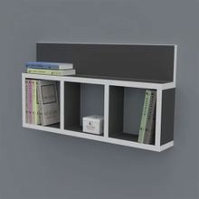 Kenzlife Hayal 030*060*20 Gri Duvar Rafı Kitaplık