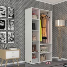 Kenzlife Hüsamettin 180*090*40 Beyaz Gardrop