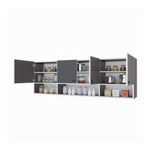 Kenzlife Konsta Gri 60x150x32 cm Mutfak ve Banyo Dolabı