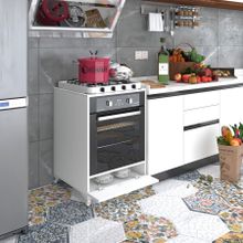 Kenzlife Krom Ankastre Modülü Kabini Fırın Ocak Mutfak Dolabı