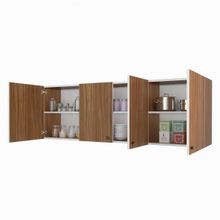 Kenzlife Marina Ceviz 60x150x32 cm Mutfak ve Banyo Dolabı