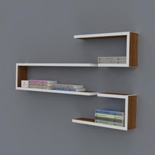 Kenzlife Nevres 060*100*20 Cvz Duvar Rafı Kitaplık