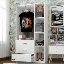 Kenzlife Ökkeş 175*90*40 Byz 3 Çekmeceli Gardrop