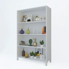 Kenzlife Tuğçe Beyaz 128x90x20 cm Kitaplık