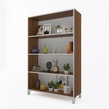 Kenzlife Tuğçe Ceviz 128x90x20 cm Kitaplık