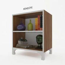 Kenzlife Tuğçe Ceviz 68x40x20 cm Kitaplık