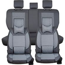 Kepmorpho Hyundai İx55 Lüx Deri Ön Arka Takım Elit Füme Oto Koltuk Kılıfı