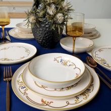 Keramika 22926-27-29 Bronze Bloom 18 Parça 6 Kişilik Yemek Takımı