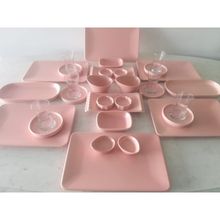 Keramika Mat Açık Pembe 32 Parça Kahvaltı Takımı