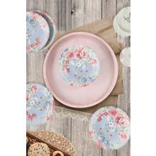 Keramika Rose Blue 13 cm 6 Adet Çerezlik Sosluk