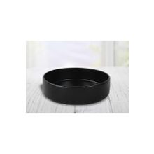 Keramika Stackable Mat Siyah 21 cm Yemek Tabağı