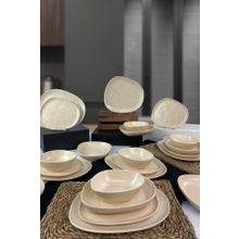 Keramika Tetra 24 Parça 6 Kişilik Yemek Takımı