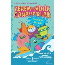 Kerem İle Minik Canavarlar / Canavarlar Havuzda / Zanna Davidson / İş Bankası Yayınları