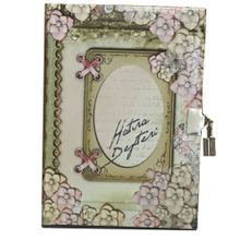Keskin Color 120 Yaprak Kilitli ve Simli Hatıra Çiçekler Defter