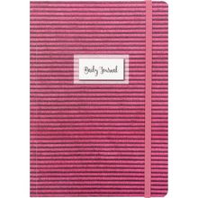 Keskin Color 14x20 cm Daily Journals Fuşya Çizgili Defter