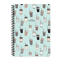 Keskin Color 16.5x22.5 Çizgili Coffee - Yeşil Defter