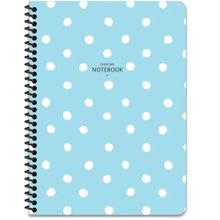 Keskin Color 16.5x22.5 Çizgili Puantiye - Mavi Defter