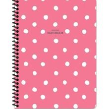 Keskin Color 16.5x22.5 Çizgili Puantiye - Pembe Defter