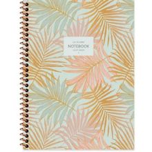 Keskin Color 16.5X22.5 Düz Defter La Plume Leaves - Turuncu Defter