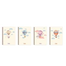 Keskin Color 17x24 80 Yp.Düz Sert Kapak La Plume Balloons Defter