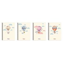 Keskin Color 20x28 100 Yaprak Çizgili Sert Kapak La Plume Balloons Defter