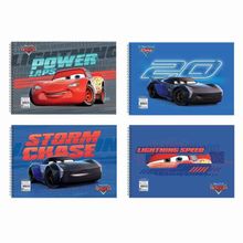 Keskin Color 300115 15 Yaprak Spiralli Cars 17x25 Resim Defteri