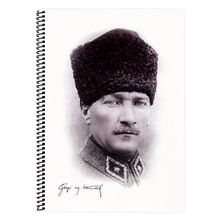 Keskin Color 327922-99 Atatürk A4 80 Yaprak Kareli Defter