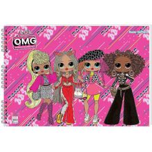 Keskin Color 35 x 50 cm 15 Yaprak Pembe Dance L.O.L. Resim Defteri