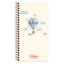 Keskin Color 417996 10X19 cm Düz La Plume Balloon Mavi Diğer Defter