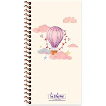 Keskin Color 417998 10X19 cm Düz La Plume Balloon Pembe Defter