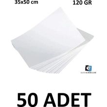 Keskin Color 50 Adet Dokusuz Schoeller 35 x 50 cm 120 gr Beyaz Resim Kağıdı