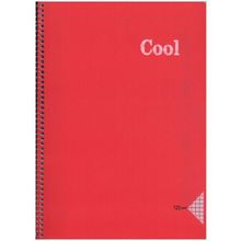 Keskin Color A4 120 Yaprak Kareli Pp Kapak Cool Kırmızı Spiralli Defter