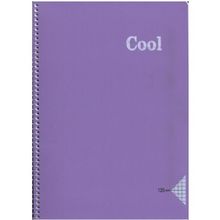Keskin Color A4 120 Yaprak Kareli Pp Kapak Cool Mor Spiralli Defter