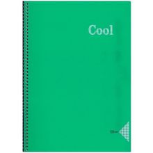 Keskin Color A4 120 Yaprak Kareli Pp Kapak Cool Yeşil Spiralli Defter