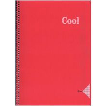 Keskin Color A4 60 Yaprak Kareli Pp Kapak Cool Kırmızı Spiralli Defter