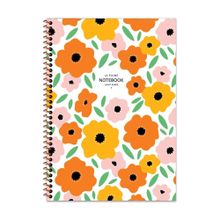 Keskin Color A4 80 Yaprak Çizgili PP Kapak La Plume Flowers Spiralli Defter