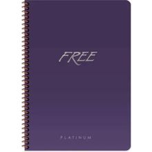 Keskin Color A4 80 Yaprak Düz Plastik Kapak Free Platinum Defter