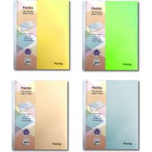 Keskin Color A4 80 Yaprak Pastel Renk Çizgili Sunum Spiralli Defter