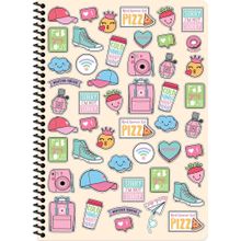 Keskin Color A4 Kareli Sweet Fun Turuncu Defter