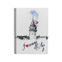 Keskin Color A4 My City 80 Yaprak Kareli Defter