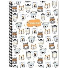 Keskin Color Animal Friends Karton Kapak 16,5x22,5 cm 80 Yaprak Çizgili Spiralli Defter