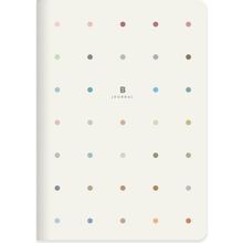 Keskin Color B. Journal 16 x 21.5 80 Yaprak Noktalı Beyaz Defter