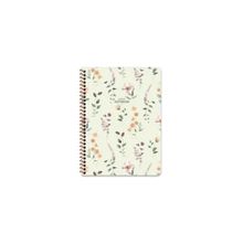 Keskin Color Çizgili 16x22 cm 80 Yaprak Karton Kapak 60 gr Beyaz Sayfa Çiçek Telli Defter