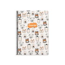 Keskin Color Çizgili Animal Friends 16.5 x 22.5 cm Kedi & Köpek Defter