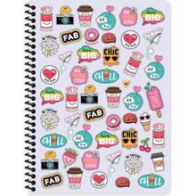 Keskin Color Çizgili Sweet Fun 16.5 x 22.5 cm Lila Defter