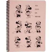 Keskin Color Disney All Eyes On Minnie Çizgili 16,5X22,5 80 Yaprak - Pembe Defter